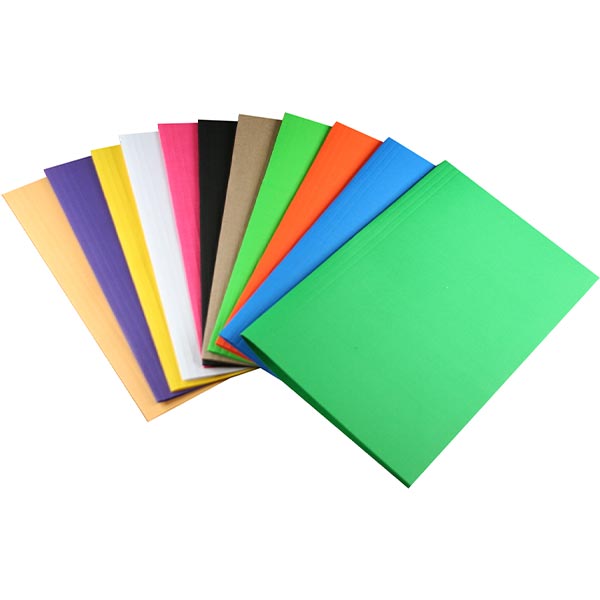 CTP Manilla Folders FS Board 100Pk Assorted Bright – Ultimate Stationery