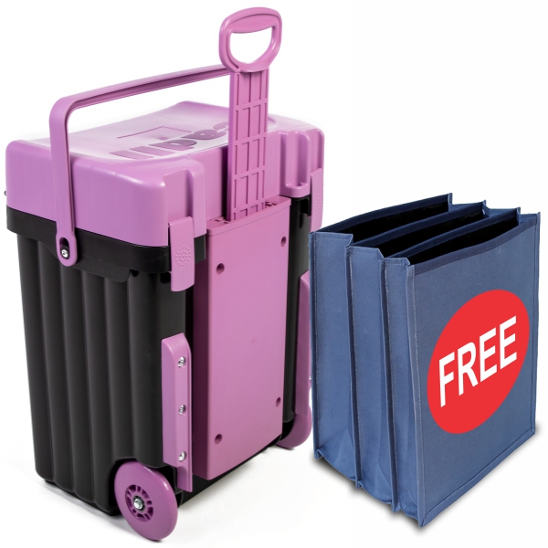 Cadii School Case Black Lilac with Free Divider Ultimate